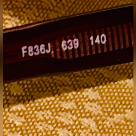 FENDI readers/ Eyeglasses -Bordeaux red with Zucca print. NWT - Picture 5 of 7